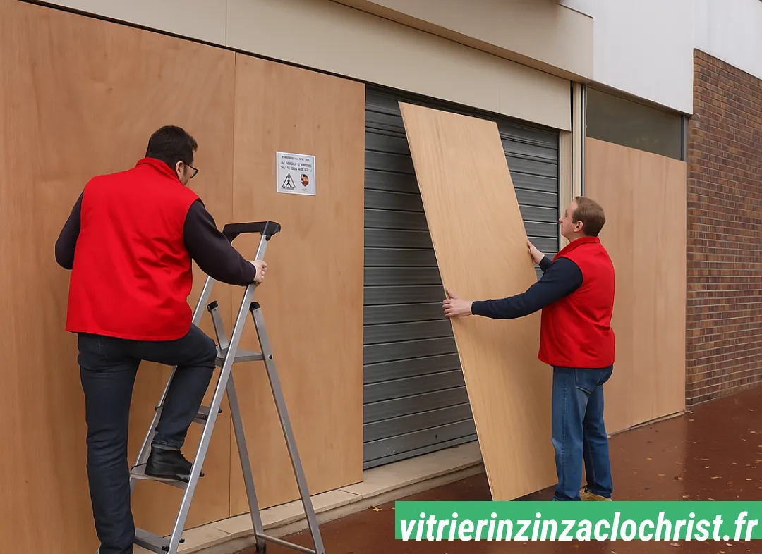 Mise en sécurité fermeture provisoire Inzinzac-Lochrist